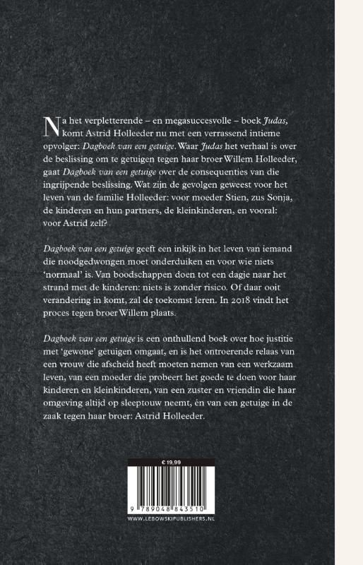 Dagboek van een getuige achterkant