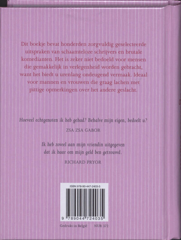 101 ondeugende citaten achterkant