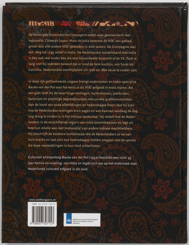 De VOC in India achterkant