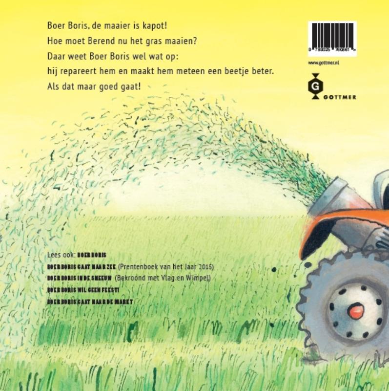 Boer Boris en de maaier / Boer Boris achterkant