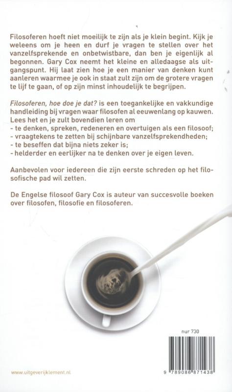 Filosoferen, hoe doe je dat? achterkant