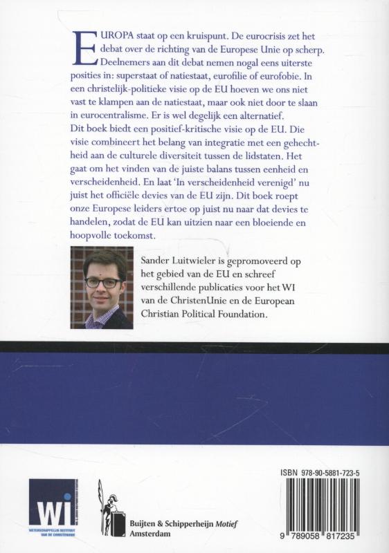 In verscheidenheid verenigd achterkant