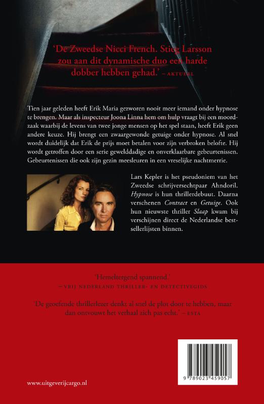 Hypnose / Joona Linna / 1 achterkant
