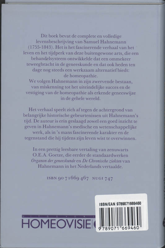 Samuel Hahnemann achterkant