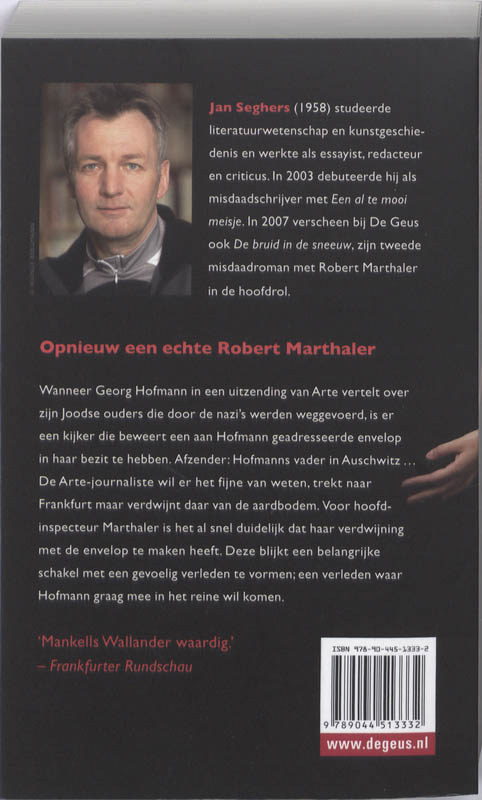 De partituur van de dood achterkant