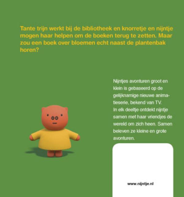 nijntje in de bibliotheek / nijntjes avonturen groot en klein achterkant