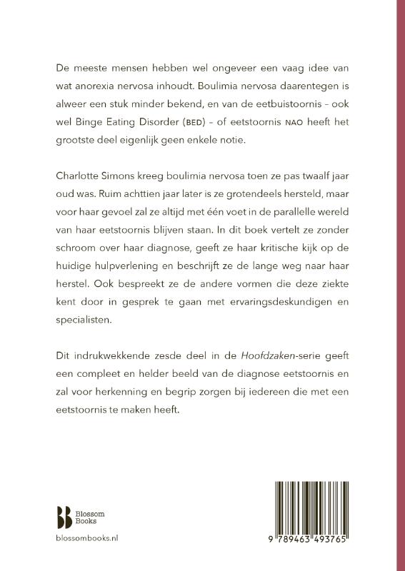 Eetgestoord / Hoofdzaken / 6 achterkant