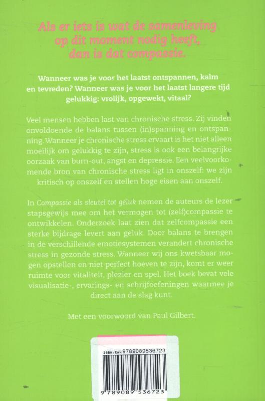 Compassie als sleutel tot geluk achterkant