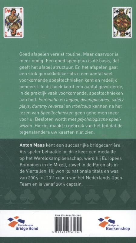 Bridge Bond Specials 12 - Speeltechnieken achterkant