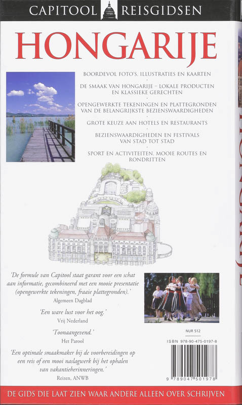 Capitool Reisgids Hongarije achterkant