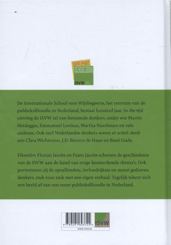 Markante denkers achterkant