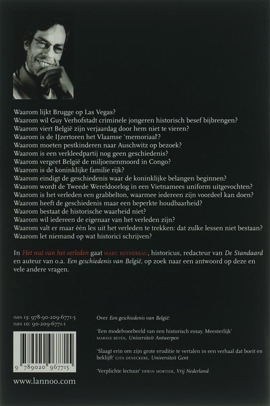 Het Nut Van Het Verleden achterkant