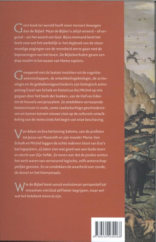 Het oerboek van de mens achterkant