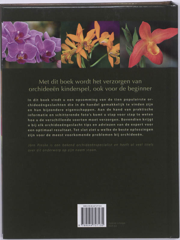 Orchideeen En Hun Verzorging achterkant