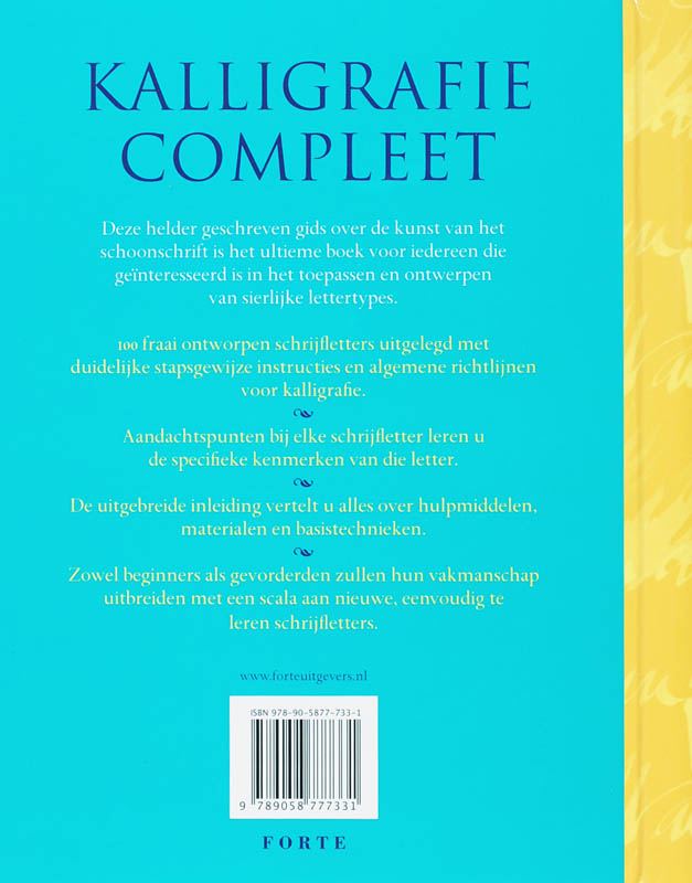 Kalligrafie compleet achterkant
