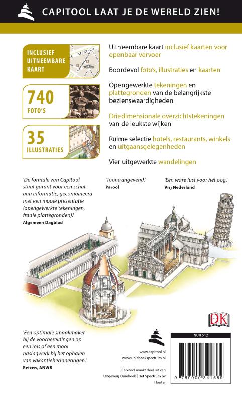 Florence & Toscane / Capitool reisgidsen achterkant