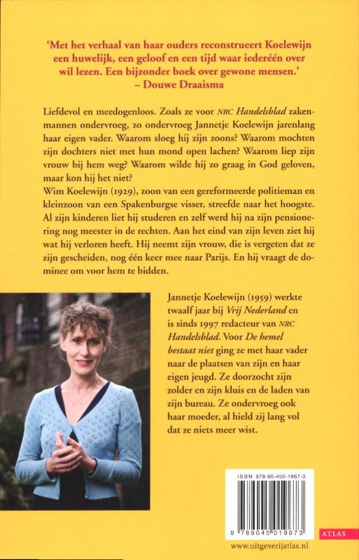 De hemel bestaat niet achterkant