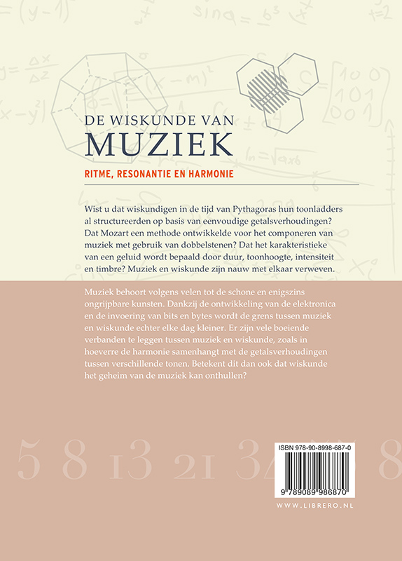 De wiskunde van muziek achterkant