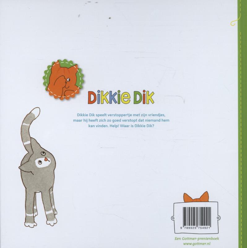 Waar is Dikkie Dik? / Dikkie Dik achterkant