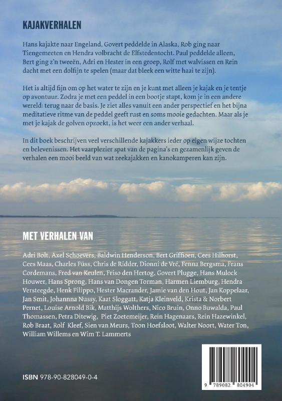 Kajakverhalen achterkant
