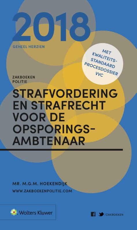 Zakboek Strafvordering en Strafrecht voor de Opsporingsambtenaar 2018