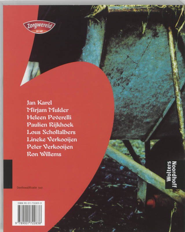 Verzorgen van verstandelijk gehandicapten Opleiding verzorgende Tekstboek achterkant