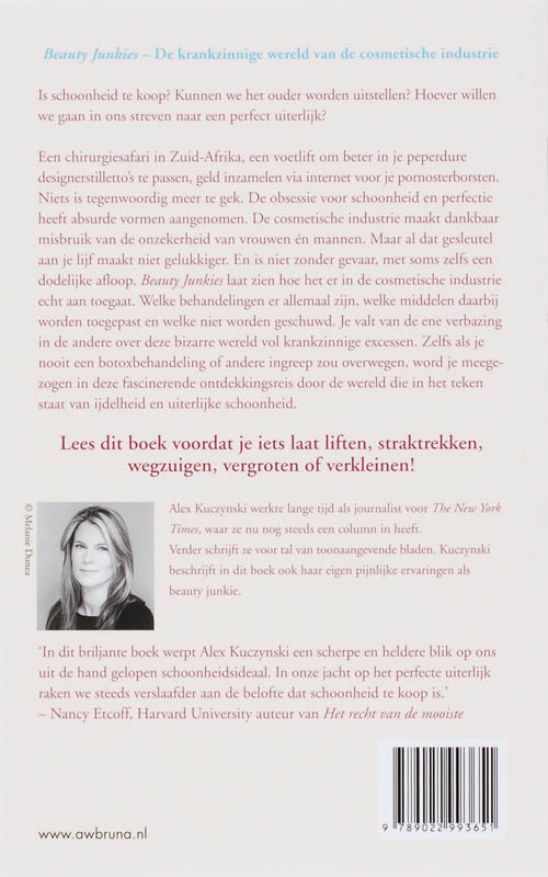 Beauty Junkies - De Krankzinnige Wereld Van De Cosmetische Industrie achterkant