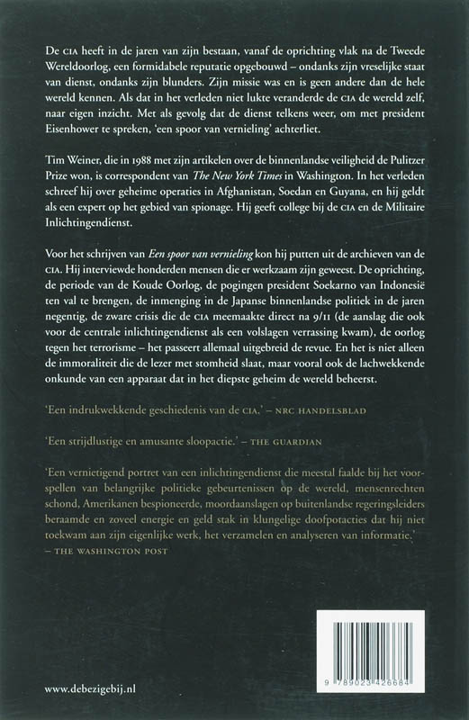 Een Spoor Van Vernieling achterkant