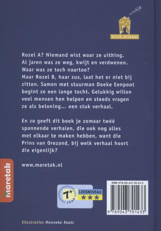 Waar ben je, Rozel A? / Villa Alfabet Oranje achterkant