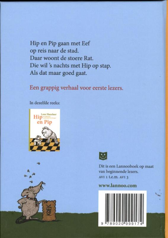Hip en Pip op stap met Rat achterkant