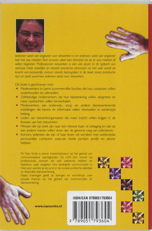 Netwerken, de kracht van persoonlijk contact achterkant