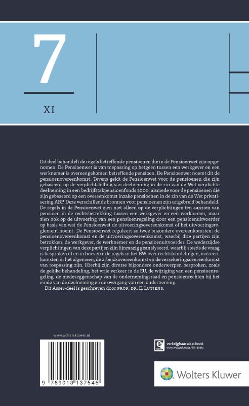 Pensioen / Asser-serie / 7-XI achterkant