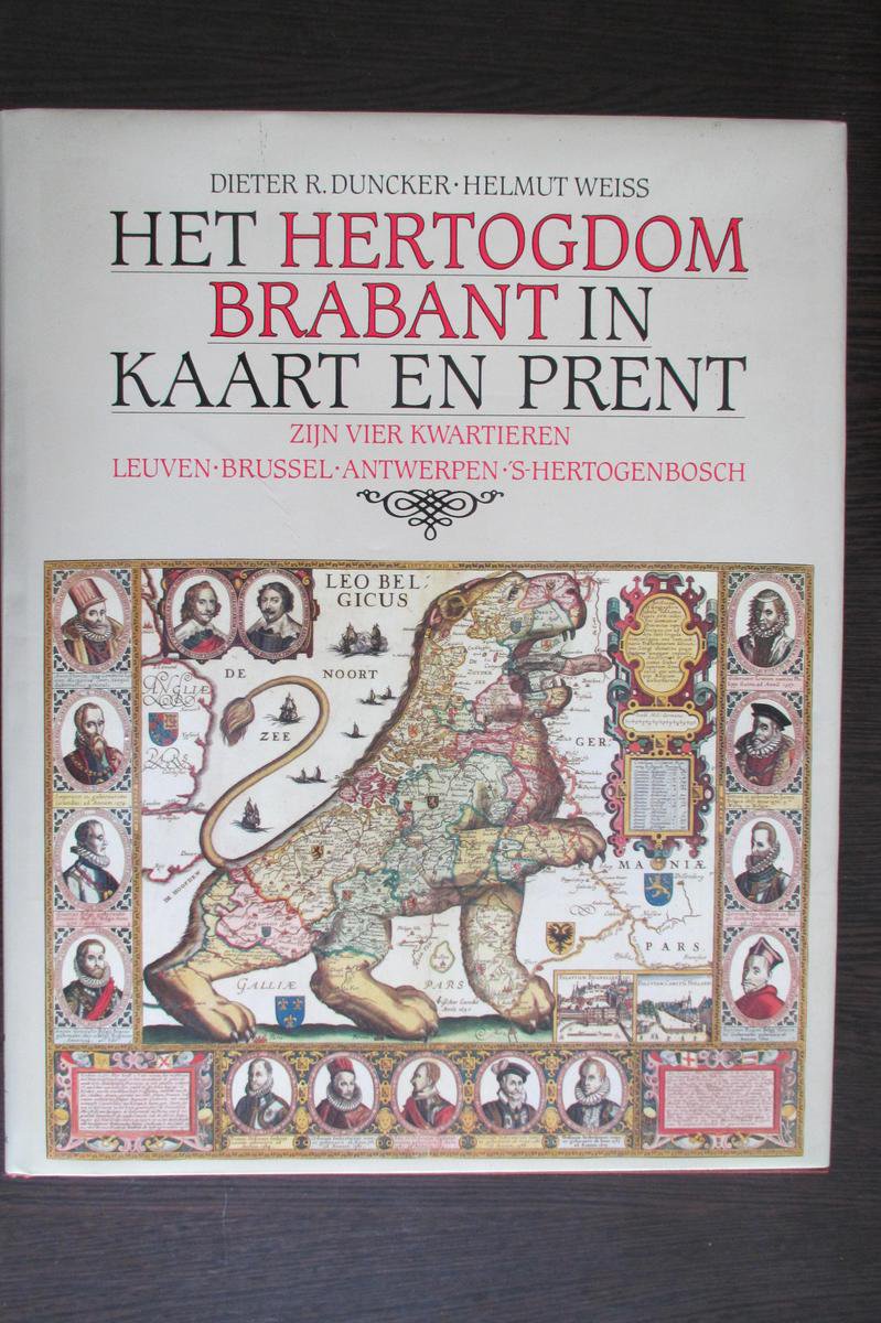 Hertogdom brabant in kaart en prent