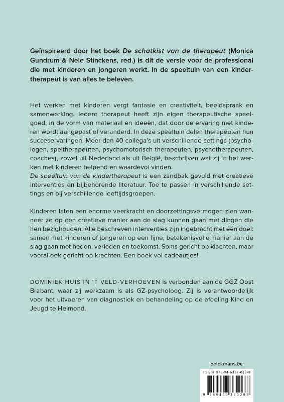 De speeltuin van de kindertherapeut achterkant