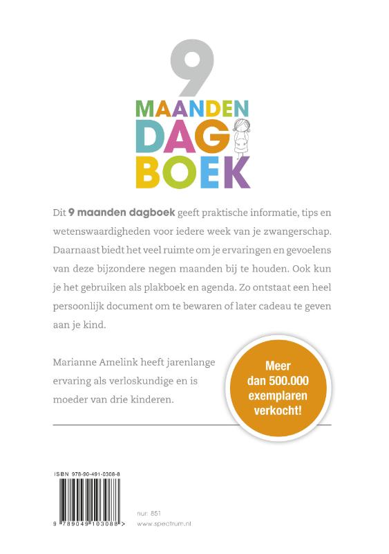 9 maanden dagboek achterkant