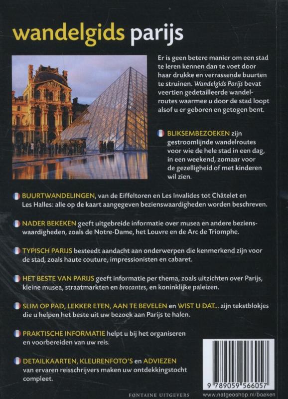 Wandelgids Parijs achterkant