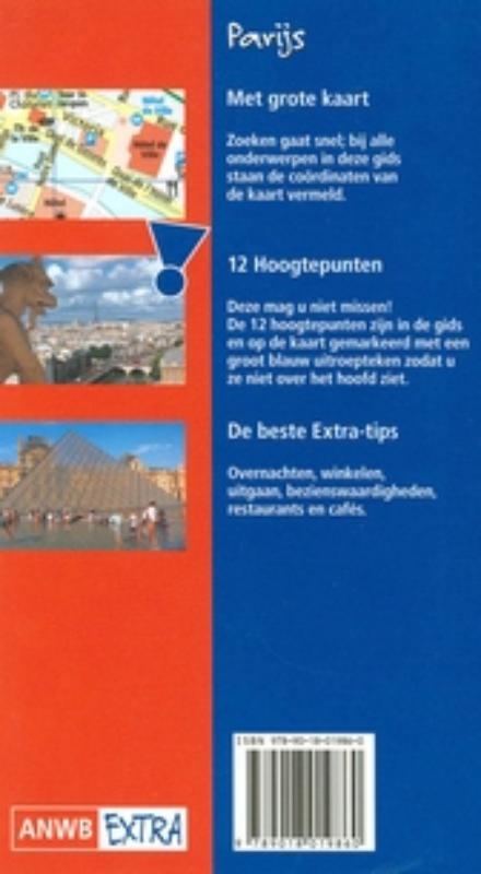 Parijs / ANWB Extra achterkant