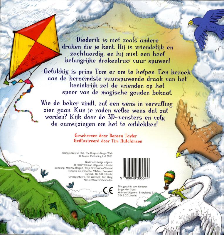 De wens van de draak achterkant