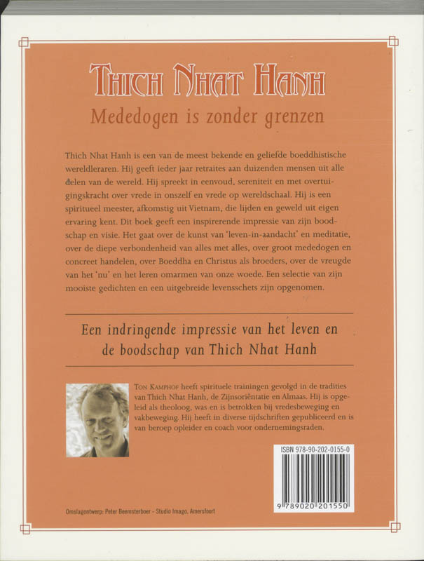 Thich Nhat Hanh, Mededogen Is Zonder Grenzen achterkant