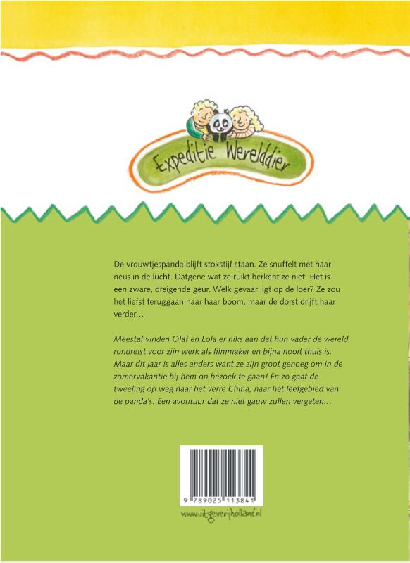 Panda in de val / Expeditie werelddier achterkant