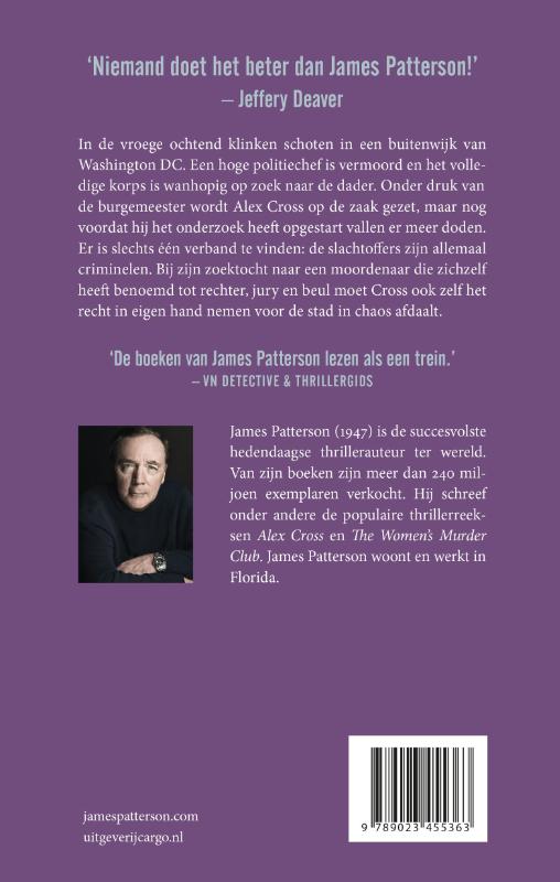 Over de grens / Alex Cross achterkant