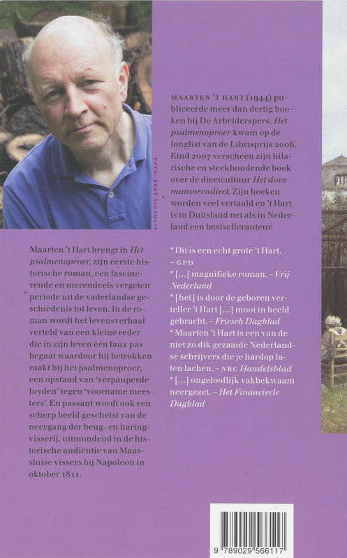 Het Psalmenoproer achterkant