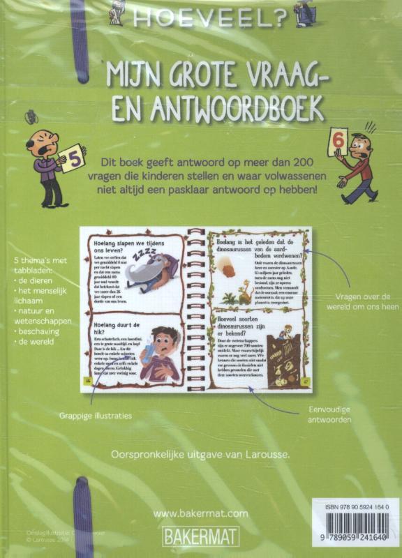Hoeveel? / Grote vraag- en antwoordenboek achterkant