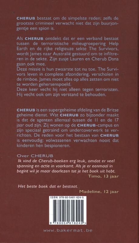 Hemelse waanzin / Cherub / 5 achterkant