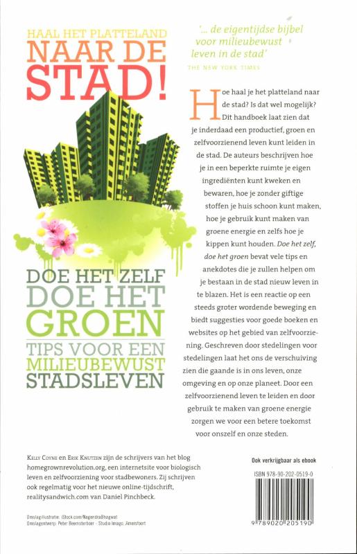 Doe Het Zelf, Doe Het Groen achterkant