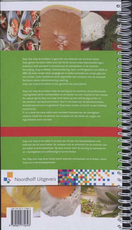 Stap voor stap leren koken achterkant