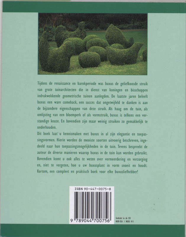 Buxus voor een stijlvolle tuin achterkant