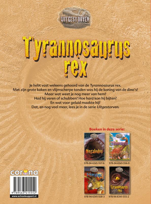 Tyrannosaurus Rex / Uitgestorven achterkant