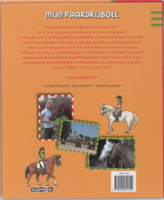 Mijn Paardrijboek achterkant