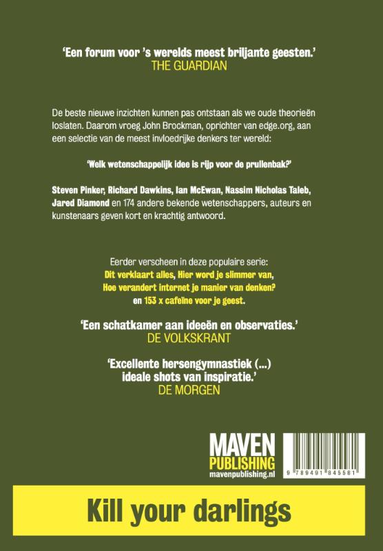 Wetenschappelijk onkruid achterkant